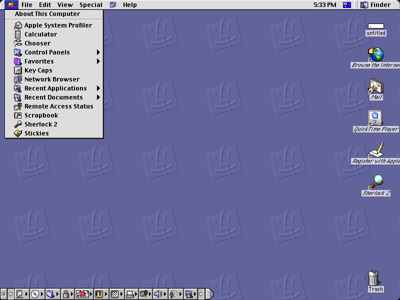 mac os 7 emulator windows